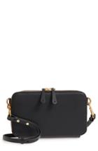 Women's Anya Hindmarch Stack Leather Crossbody Wallet - Black