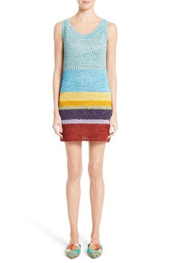 Women's Missoni Fan Stitch Knit Tank Dress