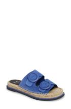 Women's Marc Fisher Ltd Ramba Espadrille Slide Sandal .5 M - Blue