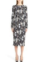 Women's Dolce & Gabbana Silerware Sheath Dress Us / 50 It - Black