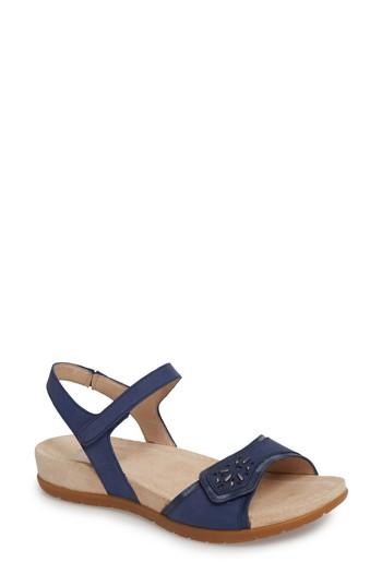 Women's Dansko Blythe Sandal .5-7us / 37eu M - Blue