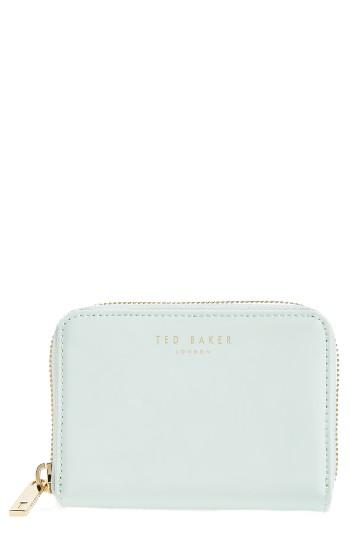 Ted Baker London Beryl Leather Mini Purse - Green