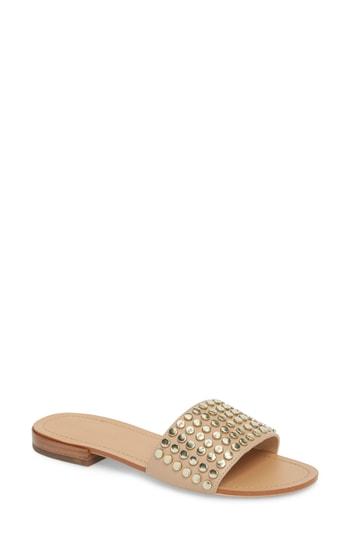 Women's Kendall + Kylie Kelsy Slide Sandal .5 M - Beige