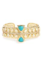 Women's Melinda Maria Hawthorne Turquoise & Opal Cuff Bracelet