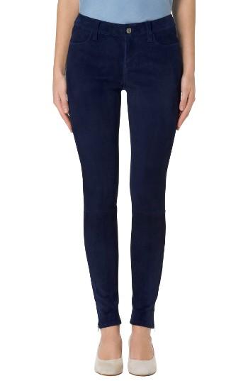 Women's J Brand Stretch Nubuck Super Skinny Pants