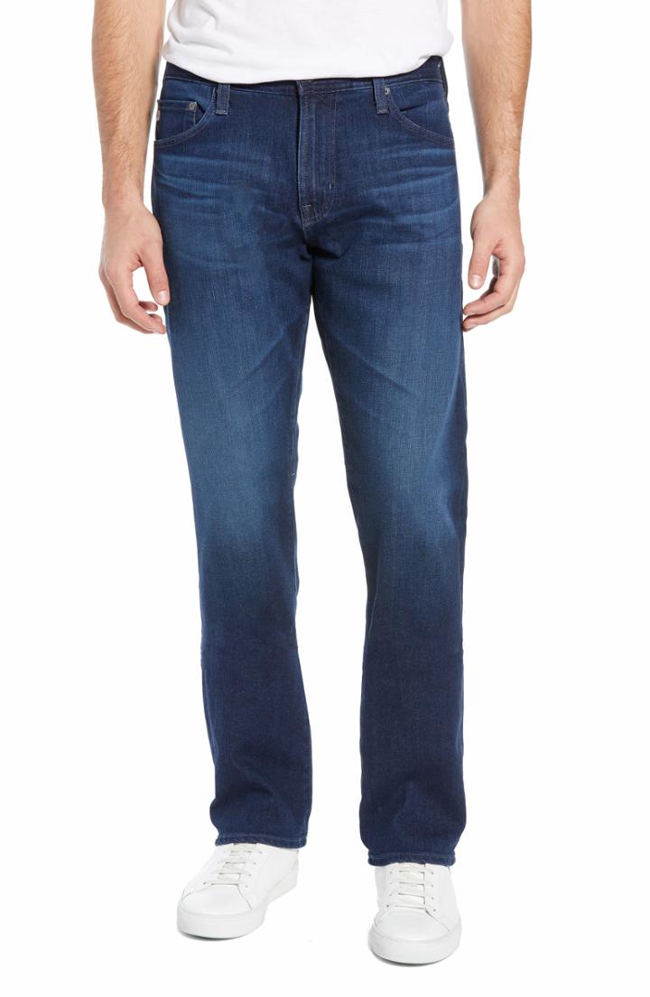 Men's Ag Ives Slim Straight Leg Jeans X 34 - Blue