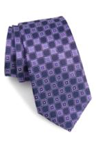 Men's Nordstrom Men's Shop Sophia Medallion Silk Tie, Size - Blue