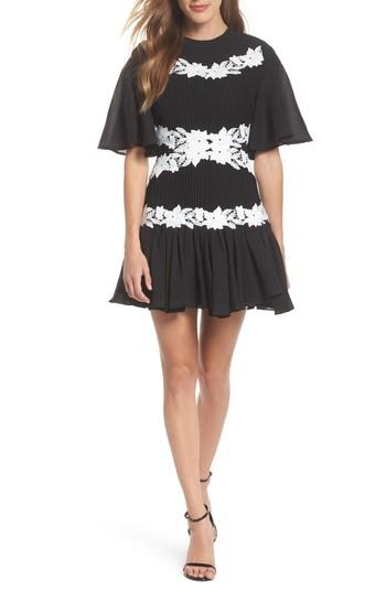 Women's Keepsake The Label All Mine Applique Minidress - Black