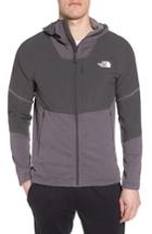 Men's The North Face Progressor Power Grid(tm) Hooded Fleece Jacket - Grey