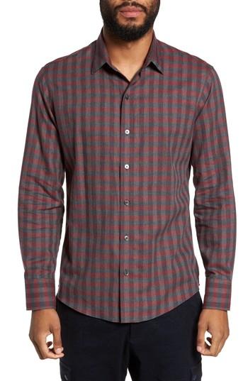 Men's Zachary Prell Lieberman Check Sport Shirt, Size - Red
