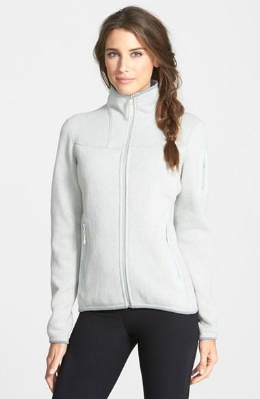 Women's Arc'teryx Covert Cardigan Fleece Jacket - White