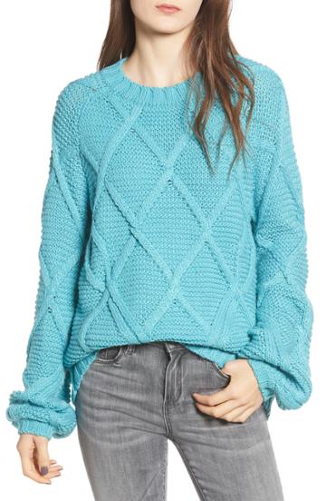 Women's Prosperity Denim Rainbow Marl Sweater - Yellow