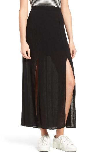 Women's Love, Fire Slit Maxi Skirt