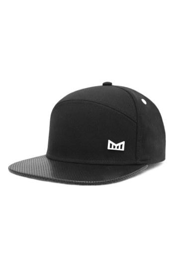 Men's Melin 'the Vision' Horizon Fit Flat Brim Baseball Cap - Black