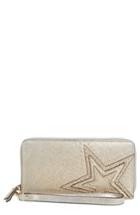 Women's Vince Camuto Taz Leather Zip Around Wallet - Pink