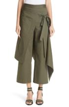 Women's Monse Cotton Twill Apron Pants - Green