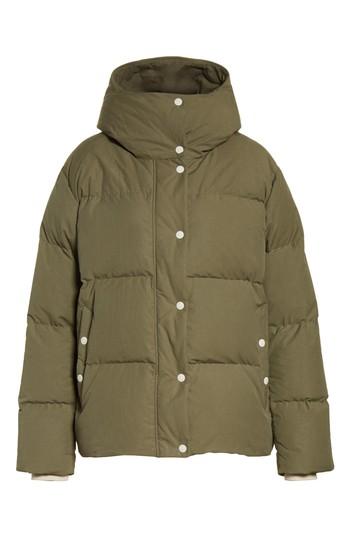 Women's Rag & Bone Leonard Down Puffer Coat - Green
