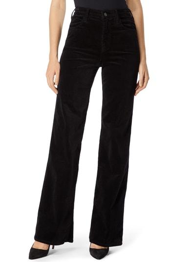 Women's J Brand Joan High Waist Wide Leg Velvet Jeans