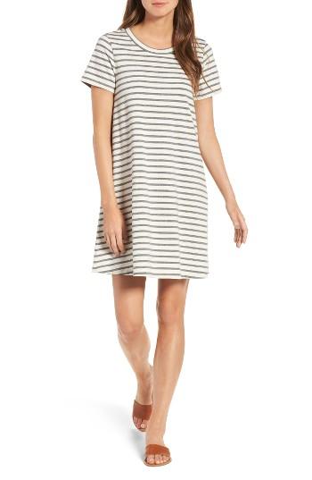 Women's Madewell Retreat Stripe Cotton Shift Dress
