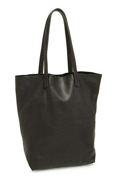 Women's Baggu 'basic' Leather Tote