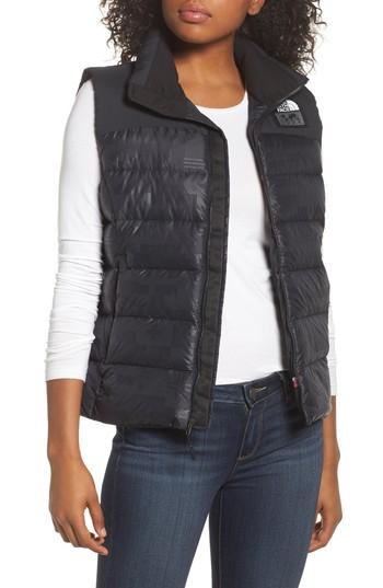 Women's The North Face International Collection Nuptse 700-fill Power Down Puffer Vest - Black