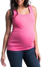 Women's Bun Maternity Maternity/nursing Tank - Pink