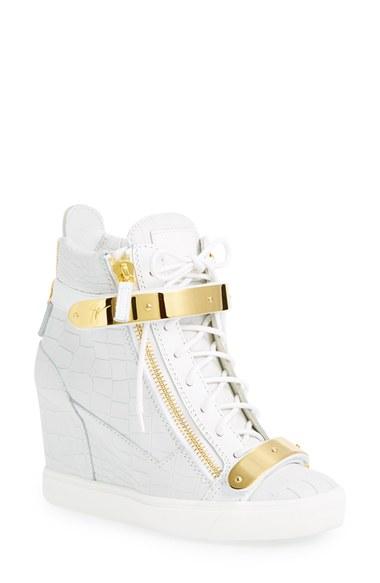 Women's Giuseppe Zanotti 'lorenz' Wedge Sneaker