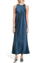 Women's A.l.c. Mikel Stretch Silk Midi Dress - Blue