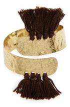 Women's Nakamol Design Aiu Hammered Tassel Cuff Bracelet