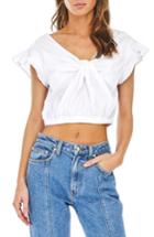 Women's Astr The Label Jenna Crop Top - White