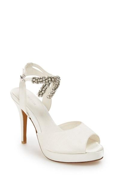 Women's Menbur 'blanca' Ankle Strap Platform Pump
