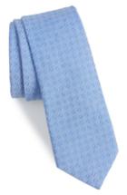 Men's Nordstrom Men's Shop Dorset Cotton Skinny Tie, Size - Blue
