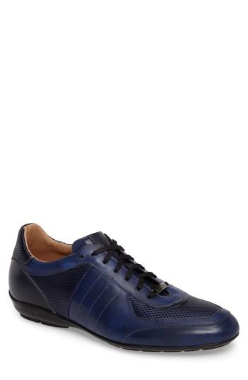 Men's Mezlan Redon Embossed Sneaker M - Blue