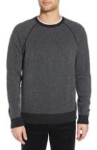 Men's Vince Birdseye Raglan Wool & Cashmere Sweater - Grey