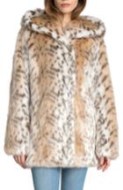 Women's Avec Les Filles Hooded Faux Fur Jacket