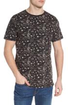 Men's Scotch & Soda Washed Rocker Print T-shirt - Black