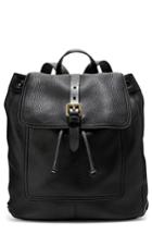 Cole Haan Loralie Pebbled Leather Backpack - Black