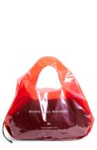Marine Serre Transparent Shopping Bag - Red