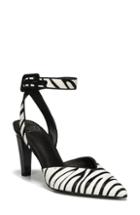 Women's Sarto By Franco Sarto Santi 2 Genuine Calf Hair Pump .5 M - Black