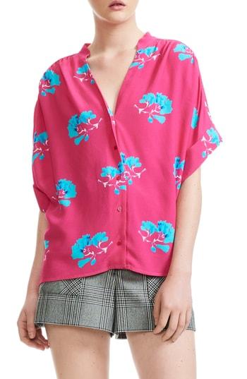 Women's Maje Clowers Blouse - Pink