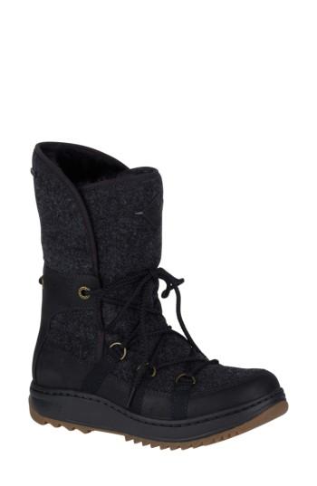 Women's Sperry Powder Ice Cap Thinsulate Insulated Water Resistant Boot M - Black