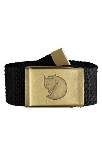 Men's Fjallraven Webbed Belt, Size - Black