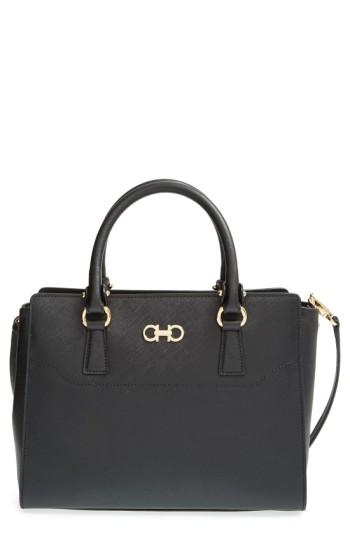 Salvatore Ferragamo Small Saffiano Leather Tote -