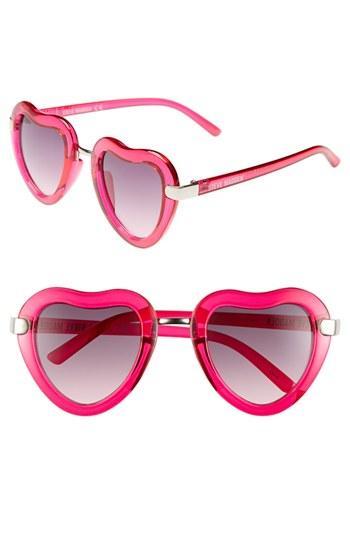 Steve Madden 'heart' 46mm Sunglasses