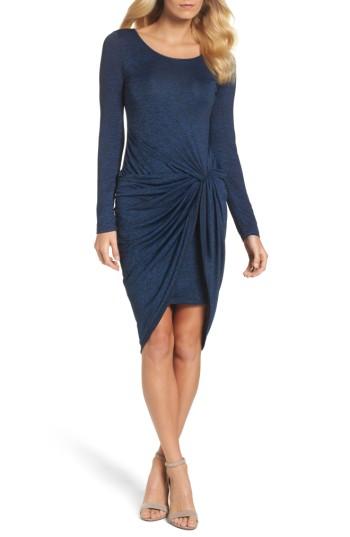 Women's Adrianna Papell Jaspee Knot Midi Dress - Blue