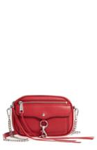 Rebecca Minkoff Blythe Leather Crossbody Bag - Red