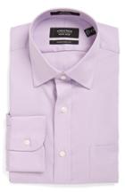 Men's Nordstrom Men's Shop Traditional Fit Non-iron Solid Dress Shirt .5 33 - Purple