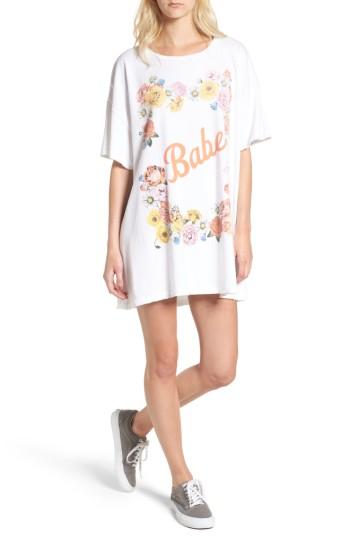 Women's Wildfox Babe T-shirt Dress - White