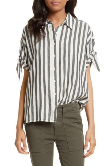 Women's The Great. The Tie Sleeve Shirt