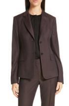 Women's Boss Wool Suit Jacket - Purple